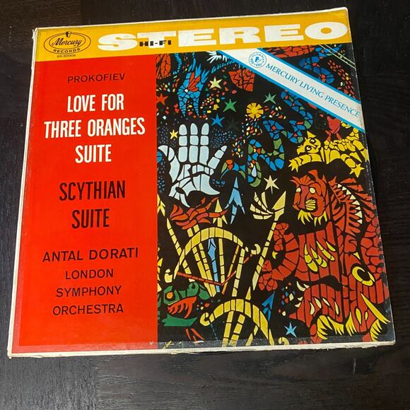 Antal Dorati PROKOFIEV Love for Three Oranges, Scythian Suite Vinyl LP 12" - Picture 1 of 6